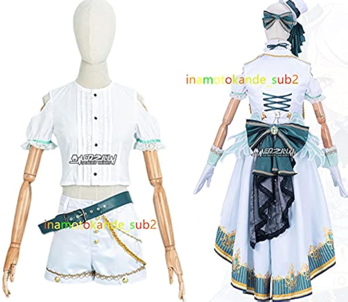 ウマ娘　メジロマックイーン　勝負服＋ウィッグ＋馬耳　コスプレ　衣装　S ウマ娘 メジロマックイーン 勝負服＋ウィッグ＋馬耳＋しっぽ